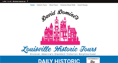 Desktop Screenshot of louisvillehistorictours.com